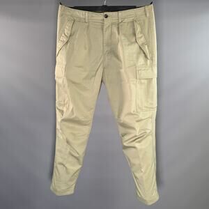 TOM FORD Size 36 Green Cotton Zip Fly Casual Pants